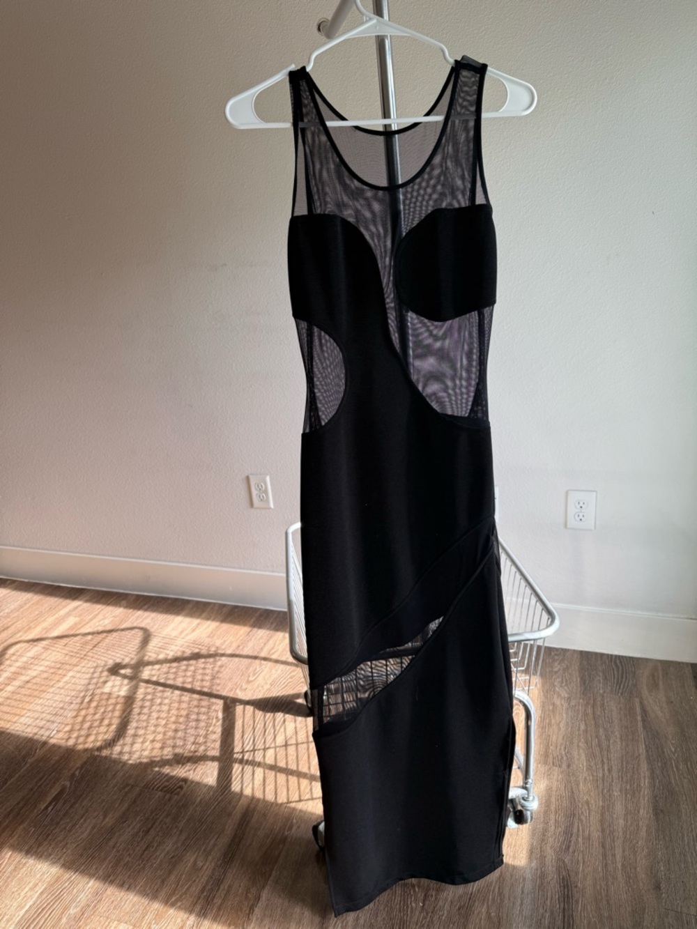 Vintage Cut Out Sheer dress